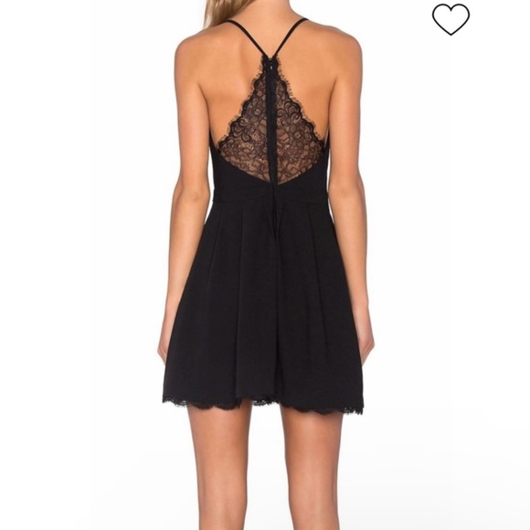 Lovers + Friends Black Lace-back Dress - Picture 1 of 5